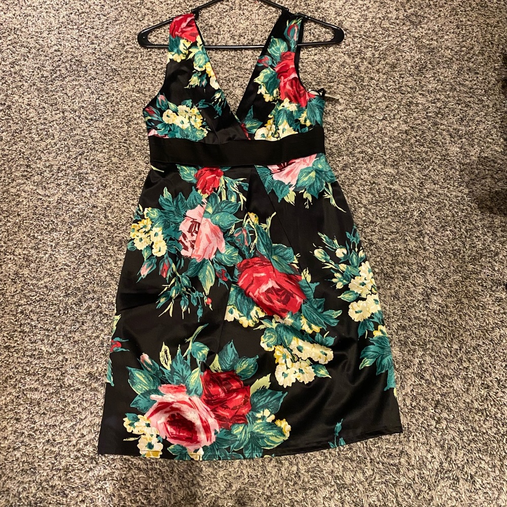 Floral Evening Dress- Boutique Dress